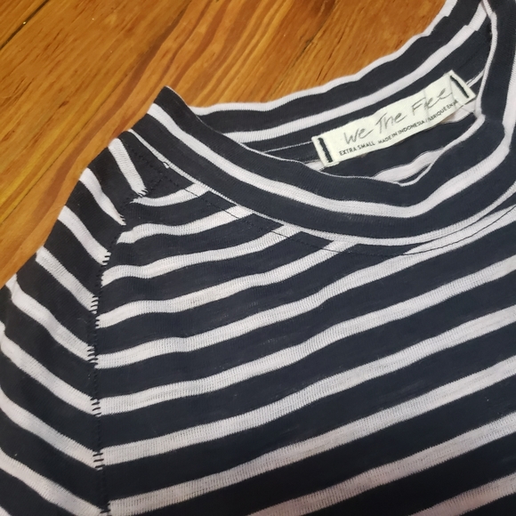 🌻 Host Pick 🌻Free People Black Stripes Size XS - Picture 7 of 9